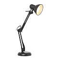 Mexlite table lamp STUDY tiltable E27 IP20, black