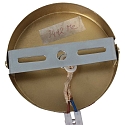 Mexlite Pendelarmatuur GRAZIOGLASS ?18cm E27 IP20, messing