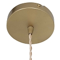Mexlite Pendelarmatuur GRAZIOGLASS ?12,5cm E27 IP20, messing