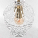 Mexlite Pendelarmatuur GRAZIOGLASS ?12,5cm E27 IP20, messing