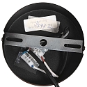 Steinhauer Pendelarmatuur BOLLIQUE rond E27 IP20, zwart dimbaar