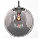 Steinhauer Pendelarmatuur BOLLIQUE rond E27 IP20, zwart dimbaar