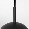 Steinhauer Pendelarmatuur BOLLIQUE rond E27 IP20, zwart dimbaar