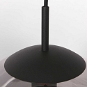 Steinhauer Pendelarmatuur BOLLIQUE rond E27 IP20, zwart dimbaar
