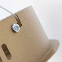 Pendelarmatuur RINGLUX LED IP20, goud dimbaar