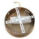 Pendelarmatuur RINGLUX LED IP20, goud dimbaar