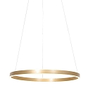 Pendelarmatuur RINGLUX LED IP20, goud dimbaar