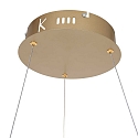 Pendelarmatuur RINGLUX LED IP20, goud dimbaar