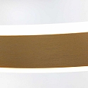 Pendelarmatuur RINGLUX LED IP20, goud dimbaar