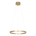 Pendelarmatuur RINGLUX LED IP20, goud dimbaar