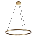 Pendelarmatuur RINGLUX up down IP20, goud dimbaar
