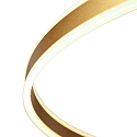Pendelarmatuur RINGLUX up down IP20, goud dimbaar