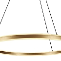 Pendelarmatuur RINGLUX up down IP20, goud dimbaar