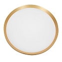 Steinhauer ceiling luminaire FLADY up / down IP20, gold dimmable