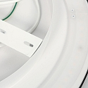 ceiling luminaire FLADY up / down IP20, gold dimmable