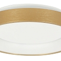 Steinhauer ceiling luminaire RINGLEDE IP20, gold dimmable