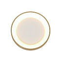 Steinhauer ceiling luminaire RINGLEDE IP20, gold dimmable