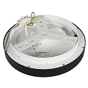 Steinhauer ceiling luminaire RINGLEDE IP20, black dimmable