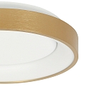 Steinhauer ceiling luminaire RINGLEDE IP20, gold dimmable