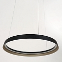 Steinhauer Pendelarmatuur RINGLUX IP20, zwart dimbaar