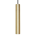 Steinhauer Pendelarmatuur BOLLIQUE 5-vlams GU10 + E27 IP20, messing dimbaar
