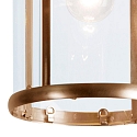 Steinhauer Steinhauer Ceiling luminaire PIMPERNEL, 1 flame, glass, bronze