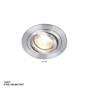 Steinhauer Inbouwarmatuur P�LITE SPOT rond, draaibaar GU10 IP20, staal geborsteld dimbaar