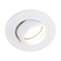 Steinhauer Inbouwarmatuur P�LITE SPOT rond, draaibaar GU10 IP20, wit mat dimbaar