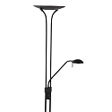 Mexlite Floor lamp BIRON, 2 flames, bronze