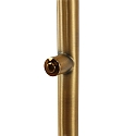 Mexlite Floor lamp BIRON, 1 flame, bronze