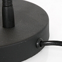 Mexlite table lamp BIRON with switch, with flex arm IP20, black matt dimmable