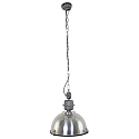 Steinhauer Pendelarmatuur BIKKEL - � 42CM 1-vlams, medium E27 IP20, gepolijst, staal dimbaar