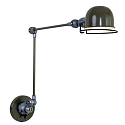 Mexlite Wall luminaire DAVIN, 1 flame, reflector, green