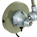 Wandarmatuur DAVIN lang, met schakelaar, met scharnierende arm E14 IP20