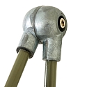 Wandarmatuur DAVIN lang, met schakelaar, met scharnierende arm E14 IP20
