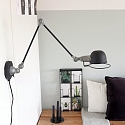 Mexlite Mexlite Wall luminaire DAVIN, 1 flame, reflector, black