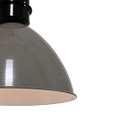 anne light & home Pendelarmatuur FRISK 1-vlams, rond E27 IP20, glanzend, grijs dimbaar