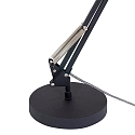 anne light & home Tafelarmatuur ZAPPA met schakelaar, met scharnierende arm, met stekker E27 IP20, zwart mat 