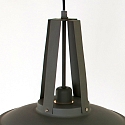 Mexlite Pendelarmatuur EDEN down, 1-vlams, rond E27 IP20, glanzend, grijs dimbaar