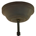Mexlite Pendelarmatuur EDEN down, 1-vlams, rond E27 IP20, glanzend, grijs dimbaar
