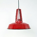 Mexlite Pendelarmatuur EDEN down, 1-vlams, rond E27 IP20, rood dimbaar