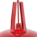 Mexlite Pendelarmatuur EDEN down, 1-vlams, rond E27 IP20, rood dimbaar