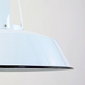 Mexlite Pendelarmatuur EDEN down, 1-vlams, rond E27 IP20, glanzend, wit dimbaar