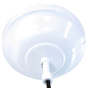 Mexlite Pendelarmatuur EDEN down, 1-vlams, rond E27 IP20, glanzend, wit dimbaar