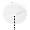 Mexlite Pendelarmatuur BJORR - � 33CM 1-vlams, klein, hoog E27 IP20, wit mat dimbaar