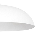 Mexlite Pendelarmatuur BJORR - � 45CM 1-vlams, groot, plat E27 IP20, wit mat dimbaar