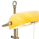 Steinhauer table lamp ANCILLA long, adjustable, with pull switch chain E27 IP20, brushed bronze 