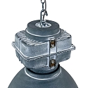Mexlite Pendelarmatuur DENSI down, 1-vlams, groot E27 IP20, grijs dimbaar