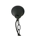 Mexlite Pendelarmatuur DENSI down, 1-vlams, groot E27 IP20, zwart mat dimbaar