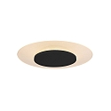 ceiling luminaire LIDO round, medium, indirect, perforated IP20, black matt dimmable